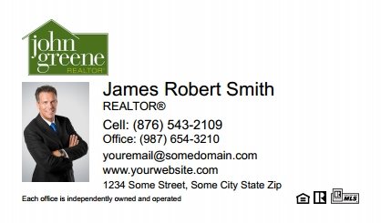 John-Greene-Realtor-Business-Card-Compact-With-Small-Photo-TH28W-P1-L1-D1-White