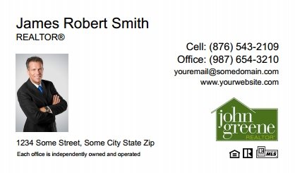 John-Greene-Realtor-Business-Card-Compact-With-Small-Photo-TH29W-P1-L1-D1-White
