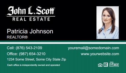 John-L-Scott-Business-Card-Compact-With-Small-Photo-TH26C-P2-L3-D3-Black-White-Others