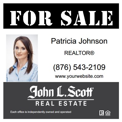 John L Scott Real Estate Yard Signs JLSRE-PAN2424AL-007