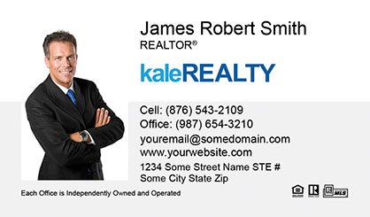 Kale Realty Business Card Template KR-BC-001