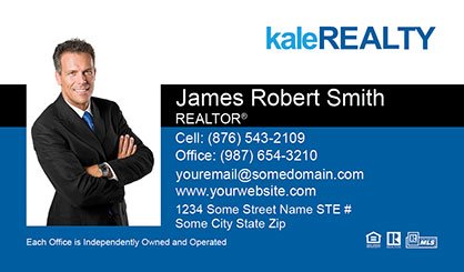 Kale-Realty-Business-Card-Core-With-Full-Photo-TH52-P1-L1-D3-Blue-Black-White