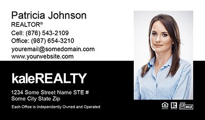Kale-Realty-Business-Card-Core-With-Full-Photo-TH53-P2-L3-D3-Black-White
