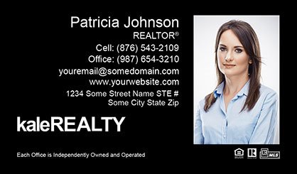 Kale-Realty-Business-Card-Core-With-Full-Photo-TH55-P2-L3-D3-Black