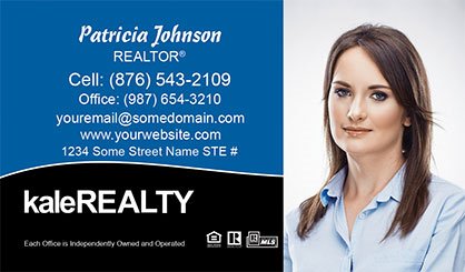Kale-Realty-Business-Card-Core-With-Full-Photo-TH81-P2-L3-D3-Black-Blue-White