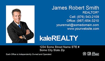 Kale-Realty-Business-Card-Core-With-Medium-Photo-TH54-P1-L3-D3-Blue-Black