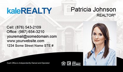 Kale-Realty-Business-Card-Core-With-Medium-Photo-TH61-P2-L1-D3-Black-White-Others
