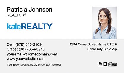 Kale-Realty-Business-Card-Core-With-Small-Photo-TH51-P2-L1-D1-White-Others