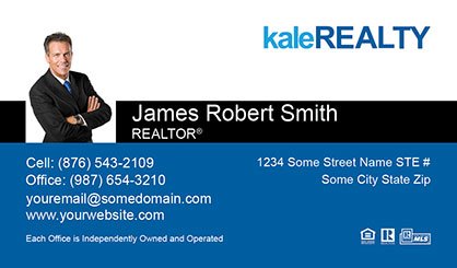 Kale-Realty-Business-Card-Core-With-Small-Photo-TH52-P1-L1-D3-Blue-Black-White