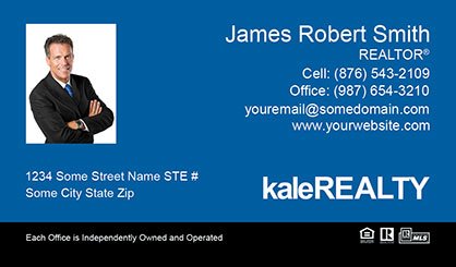 Kale-Realty-Business-Card-Core-With-Small-Photo-TH54-P1-L3-D3-Blue-Black