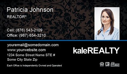 Kale-Realty-Business-Card-Core-With-Small-Photo-TH61-P2-L3-D3-Blue-Black-Others