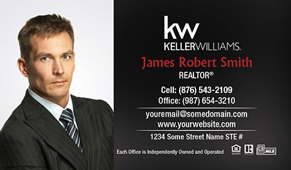 Keller-Williams-Business-Card-Compact-With-Full-Photo-TH17-P1-L3-D3-Black-Others