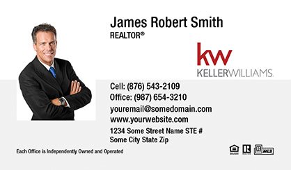 Keller-Williams-Business-Card-Compact-With-Medium-Photo-TH1-P1-L1-D1-White-Others