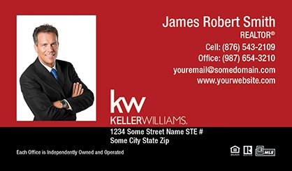 Keller-Williams-Business-Card-Compact-With-Medium-Photo-TH4-P1-L3-D3-Red-Black