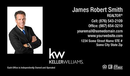 Keller-Williams-Business-Card-Compact-With-Medium-Photo-TH5-P1-L3-D3-Black