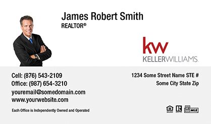 Keller-Williams-Business-Card-Compact-With-Small-Photo-TH1-P1-L1-D1-White-Others