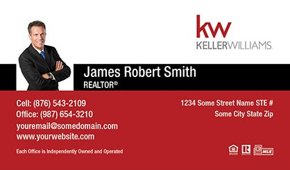 Keller-Williams-Business-Card-Compact-With-Small-Photo-TH2-P1-L1-D3-Red-Black-White