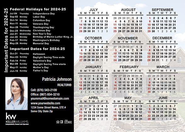 Keller Williams Calendar Magnet 4.25X6 KW-CALMAG4256-018