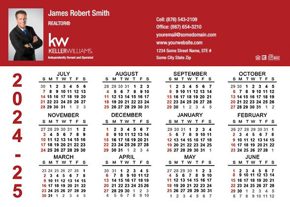 Keller Williams Calendar Magnet 4.25X6 KW-CALMAG4256-025