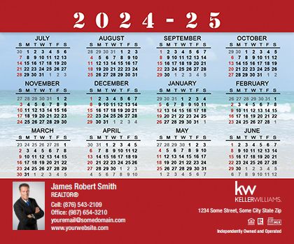 Keller Williams Calendar Magnet 3.5X4 KW-CALMAG3540-011