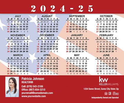 Keller Williams Calendar Magnet 3.5X4 KW-CALMAG3540-012