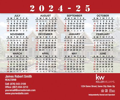 Keller Williams Calendar Magnet 3.5X4 KW-CALMAG3540-014