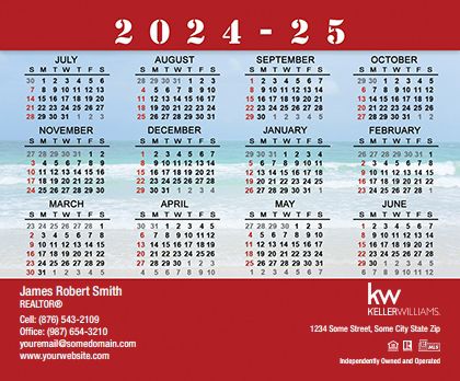 Keller Williams Calendar Magnet 3.5X4 KW-CALMAG3540-015