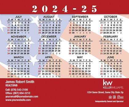 Keller Williams Calendar Magnet 3.5X4 KW-CALMAG3540-016