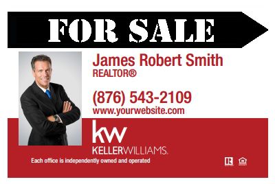 Keller Williams Real Estate Yard Signs KW-PAN1218CPD-007