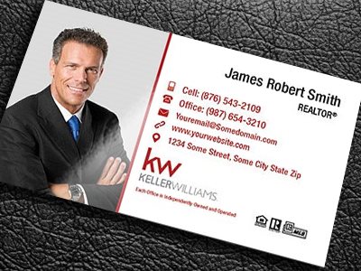 Keller Williams Gloss Laminated Business Cards KW-BCLAM-001