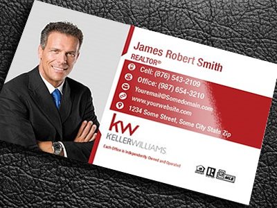 Keller Williams Gloss Laminated Business Cards KW-BCLAM-005