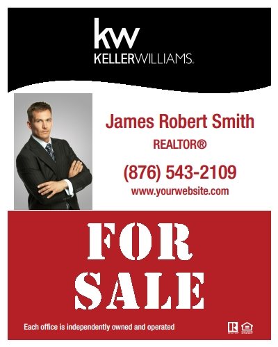 Keller Williams Real Estate Yard Signs KW-PAN3024AL-004