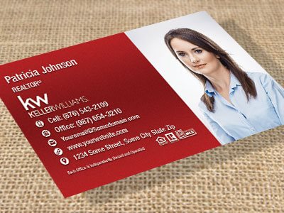 Keller Williams Suede Soft Touch Business Cards KW-BCSUEDE-015