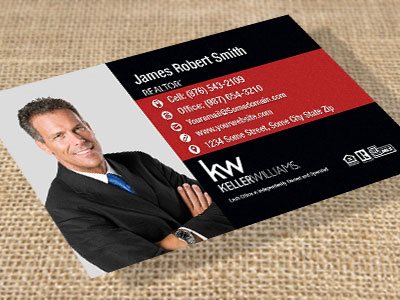 Keller Williams Suede Soft Touch Business Cards KW-BCSUEDE-017