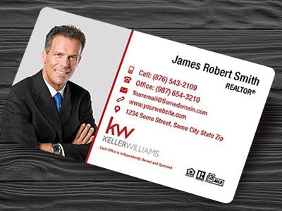 Keller Williams Plastic Business Cards KW-BCWPLAS-001