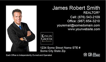 Kinlin Grover Business Card Template KGRE-BCM-007