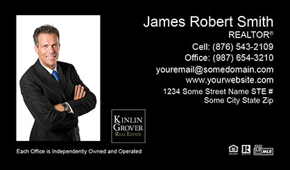 Kinlin Grover Business Card Template KGRE-EBC-009
