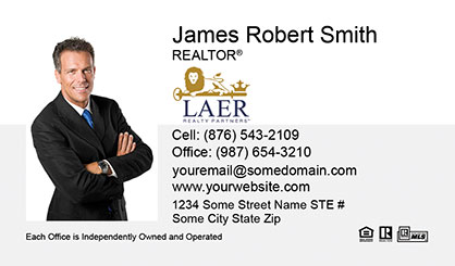 LAER Realty Partners Business Card Template LRP-BCL-001