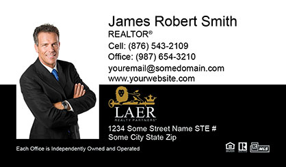 LAER Realty Partners Business Card Template LRP-BCL-005