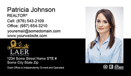LAER Realty Partners Business Card Template LRP-BCL-006