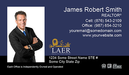 LAER Realty Partners Business Card Template LRP-BCL-007