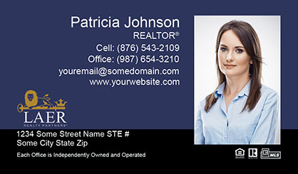 LAER Realty Partners Business Card Template LRP-BC-008