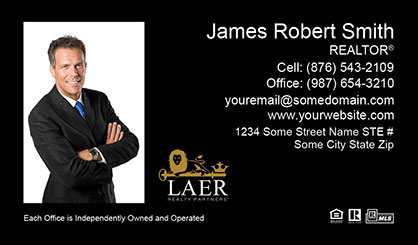LAER Realty Partners Business Card Template LRP-BCM-009