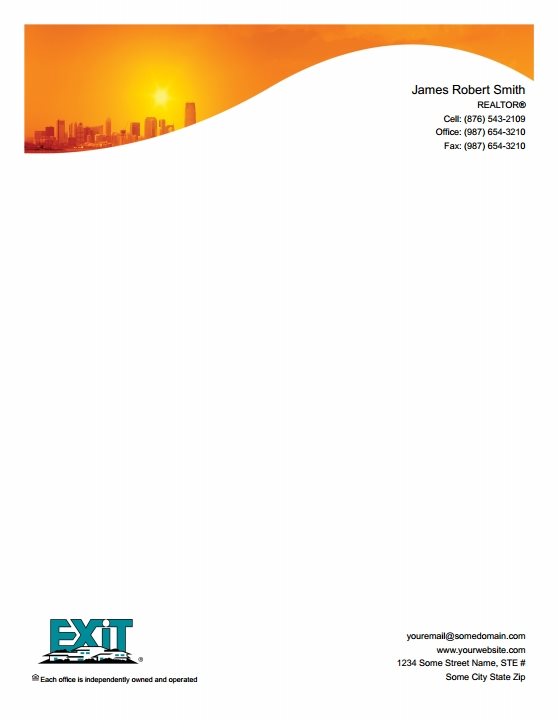 Exit Realty Letterheads EXIT-LH-009