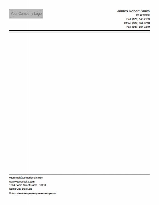 Real Estate Letterheads IRE-LH-002
