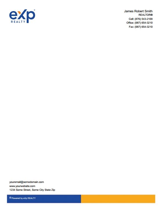 eXp Realty Letterheads EXPR-LH-007