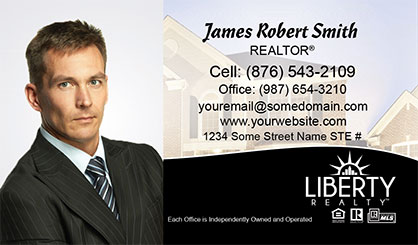 LIberty-Realty-Business-Card-Core-With-Full-Photo-TH76-P1-L3-D3-Black-Others