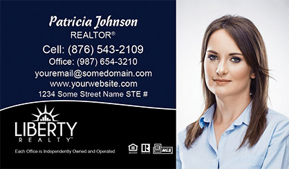 LIberty-Realty-Business-Card-Core-With-Full-Photo-TH81-P2-L3-D3-Black-Blue-White