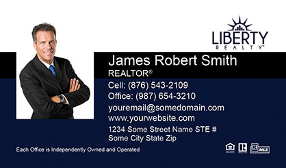LIberty-Realty-Business-Card-Core-With-Medium-Photo-TH52-P1-L1-D3-Blue-Black-White