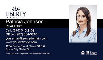LIberty-Realty-Business-Card-Core-With-Medium-Photo-TH52-P2-L1-D3-Blue-Black-White